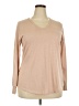 Torrid Solid Tan Long Sleeve Top Size 1X Plus (1) - photo 1