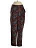 BCBGeneration 100% Polyester Paisley Burgundy Casual Pants Size S - photo 1