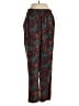 BCBGeneration 100% Polyester Paisley Burgundy Casual Pants Size S - photo 2