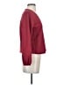 TeXTURE & THREAD Madewell Burgundy Long Sleeve Blouse Size S - photo 4
