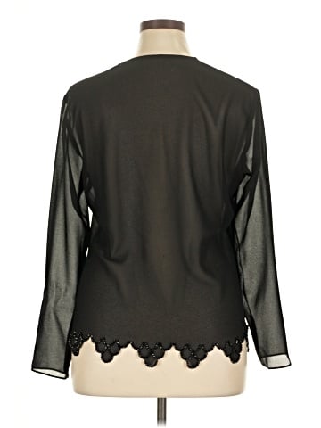 J.R. Nites by Caliendo Long Sleeve Blouse (view 2)