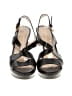 Prada 100% Leather Black Leather Platform Sandals Size EU 39 1/2 - photo 2