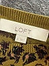 Ann Taylor LOFT 100% Cotton Animal Print Brown Pullover Sweater Size S - photo 7