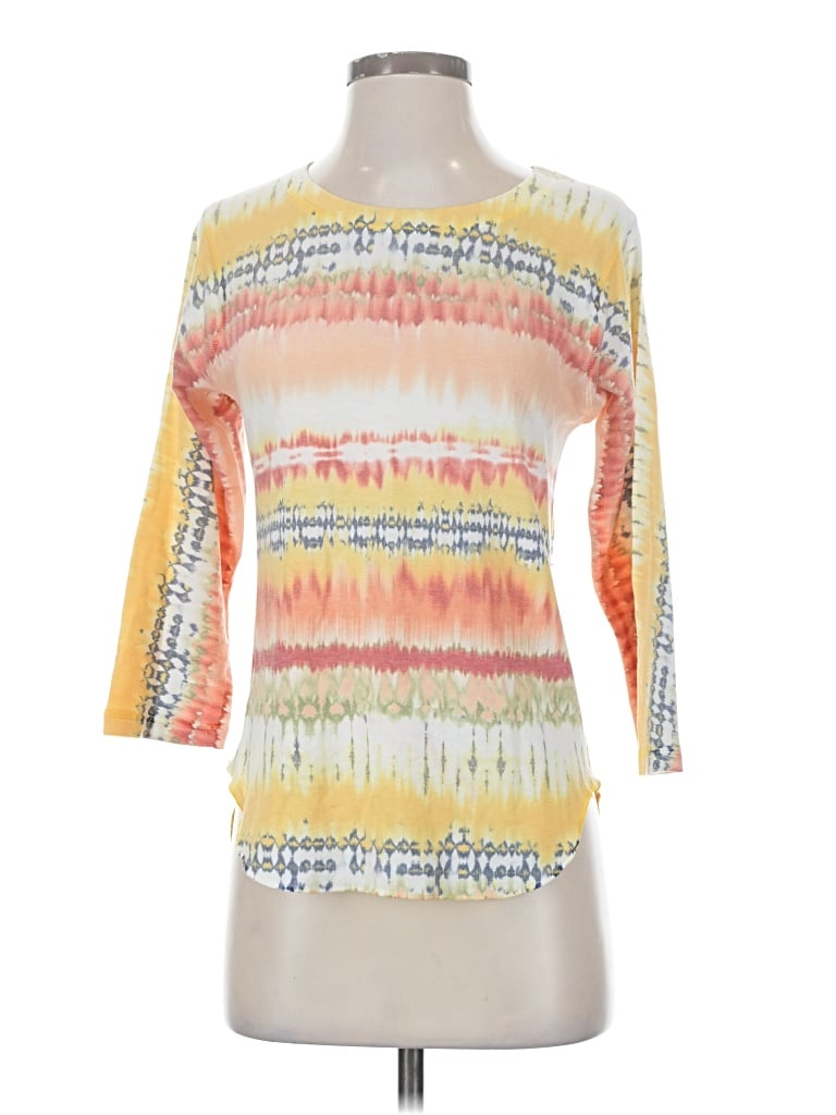 Pre-owned Nally & Millie 3/4 Sleeve T-shirt In Yellow