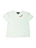 DKNY Hearts Green Short Sleeve Top Size 7 - 8 - photo 1