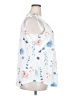 Fantaslook Floral White Sleeveless Blouse Size 2X - photo 4