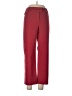 Larry Levine Solid Red Casual Pants Size 10 (petite) - photo 1