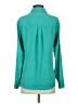 Express 100% Polyester Teal Long Sleeve Blouse Size S - photo 2