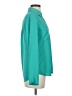 Express 100% Polyester Teal Long Sleeve Blouse Size S - photo 4