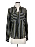 MICHAEL Michael Kors Blue Long Sleeve Blouse Size S - photo 1