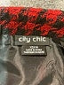 City Chic Houndstooth Red Formal Skirt Size 14 Plus (XS) - photo 4