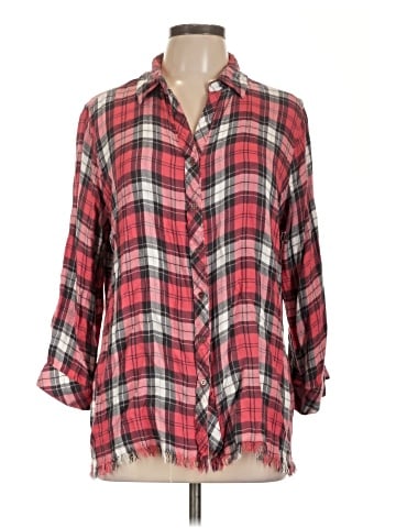 Holding Horses 3/4 Sleeve Button-Down Shirt (view 1)