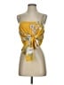 Chriselle X J.O.A 100% Polyester Yellow Sleeveless Blouse Size S - photo 1