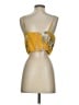 Chriselle X J.O.A 100% Polyester Yellow Sleeveless Blouse Size S - photo 2