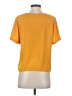 Madewell 100% Polyester Yellow Short Sleeve Blouse Size S - photo 2