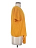 Madewell 100% Polyester Yellow Short Sleeve Blouse Size S - photo 4