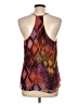 Lavender Brown 100% Polyester Purple Sleeveless Blouse Size L - photo 2