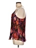 Lavender Brown 100% Polyester Purple Sleeveless Blouse Size L - photo 5