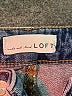 Ann Taylor LOFT Stripes Blue Jeans Size 28 waist - photo 4