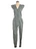Gap Metallic Gray Green Jumpsuit Size 4 (tall) - photo 1