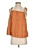 Shein 100% Polyester Orange Sleeveless Blouse Size 4 - photo 1