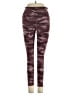 Athleta 100% Spandex Camo Burgundy Active Pants Size S - photo 2