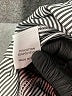 Unbranded Stripes Silver Long Sleeve Blouse Size L - photo 8