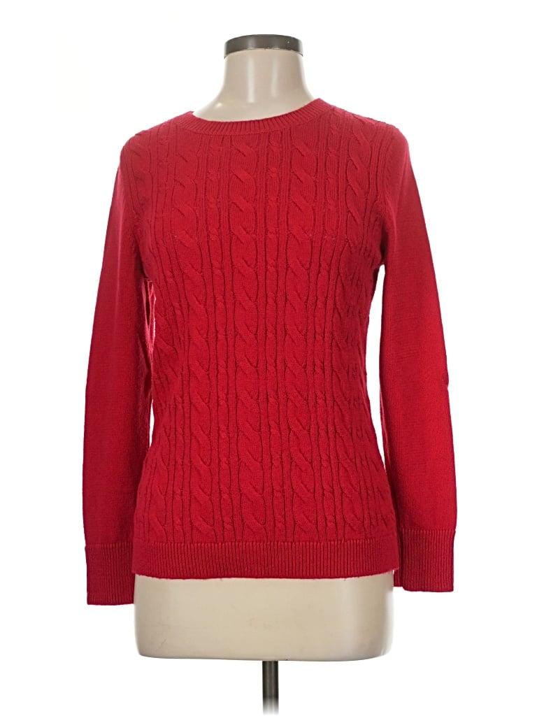 Pre-owned Talbots Pullover Sweater In Red