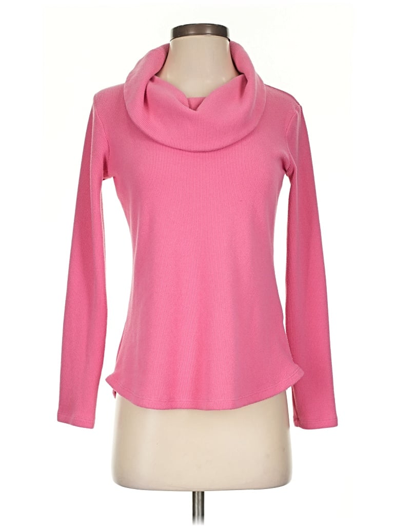 Pre-owned Talbots Turtleneck Sweater In Pink