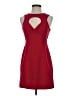 BCBGeneration 100% Polyester Hearts Burgundy Red Cocktail Dress Size 2 - photo 1