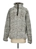 Thread & Supply 100% Polyester Gray White Fleece Size S - photo 1