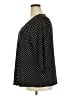 Lane Bryant Polka Dots Black 3/4 Sleeve Blouse Size 18 - 20 Plus - photo 5