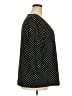 Lane Bryant Polka Dots Black 3/4 Sleeve Blouse Size 18 - 20 Plus - photo 4