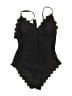 Unbranded Solid Black One Piece Swimsuit Size S - photo 1