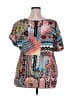 Unique Spectrum 100% Polyester Red Short Sleeve T-Shirt Size 2X - photo 2