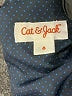 Cat & Jack Chevron-herringbone Gray Blazer Size 6 - photo 4