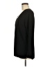 H&M 100% Polyester Black Long Sleeve Blouse Size 6 - photo 5