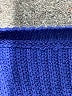 Unbranded 100% Fiber Solid Blue Pullover Sweater Size L - photo 7