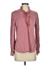 Chico's 100% Modal Pink Long Sleeve Blouse Size Sm (0) - photo 1
