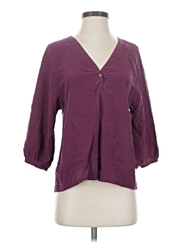 Joie 3/4 Sleeve Silk Top (view 1)