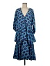 Rhode 100% Cotton Paisley Blue Casual Dress Size M - photo 1