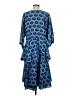 Rhode 100% Cotton Paisley Blue Casual Dress Size M - photo 2