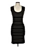 Max Studio Stripes Gray Cocktail Dress Size L - photo 1