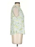 Haggar 100% Rayon Yellow Blue Sleeveless Blouse Size XS (estimated) - photo 4