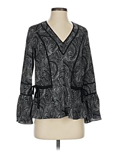 Marchesa Voyage Long Sleeve Blouse (view 1)