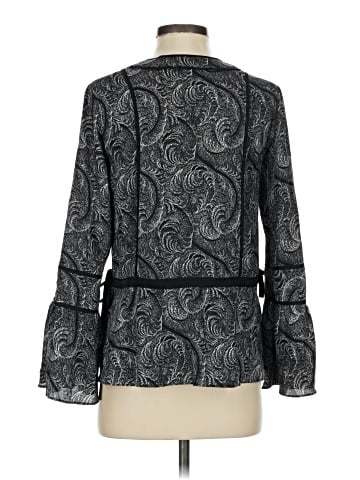 Marchesa Voyage Long Sleeve Blouse (view 2)