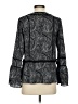 Marchesa Voyage 100% Polyester Black Long Sleeve Blouse Size 2 - photo 2