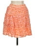Sim & Sam 100% Rayon Orange Casual Skirt Size S - photo 2