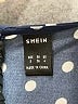Shein Polka Dots Blue Short Sleeve Blouse Size 4 - photo 7