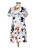 Dainty Hooligan 100% Polyester Print Blue Casual Dress Size S - photo 1